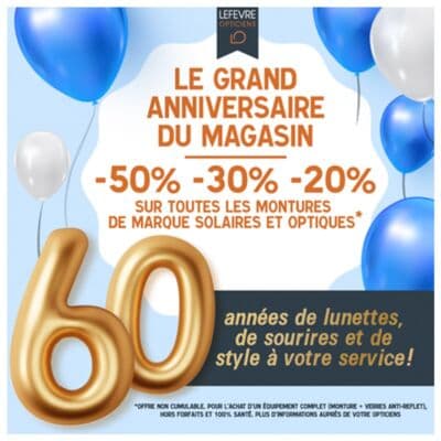 Le grand anniversaire du magasin